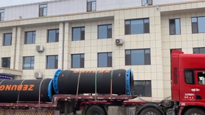 Отгрузка крупногабаритных земснарядных рукавов